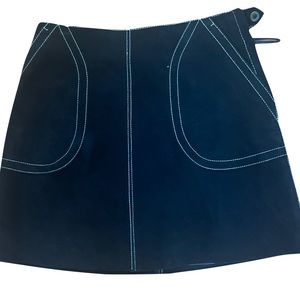 Antik Batik suede mini skirt